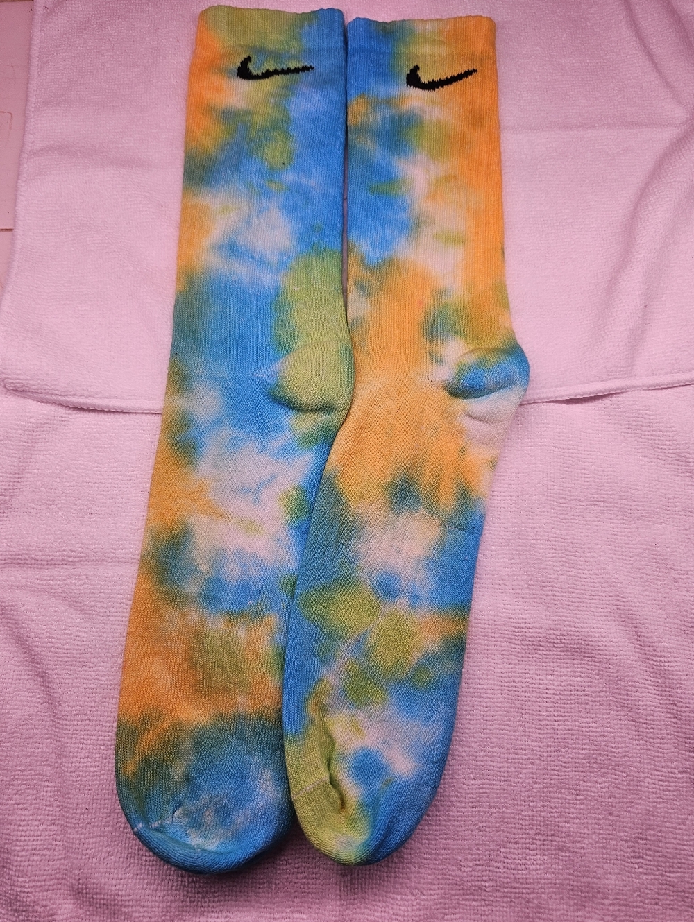 🌊🌴Nike Socks Custom Tye Dye "Beach Retreat"🌊🌴